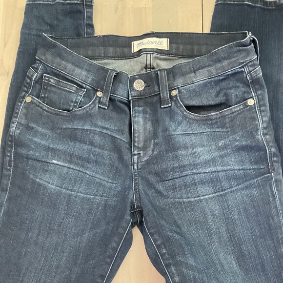 Women's Madewell Dark Wash Skinny Jeans Size 26 - Picture 1 of 5